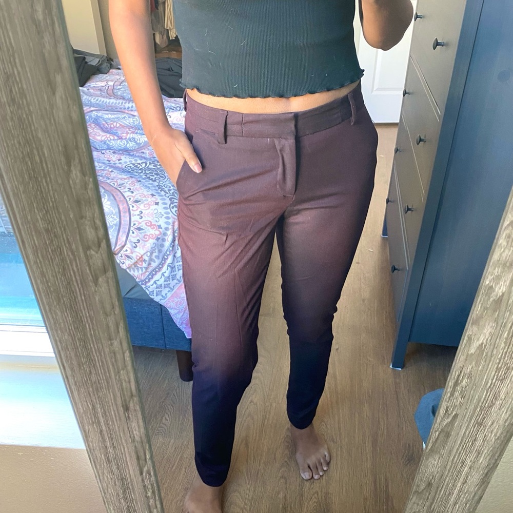 BANANA REPUBLIC Plum Dress Pants